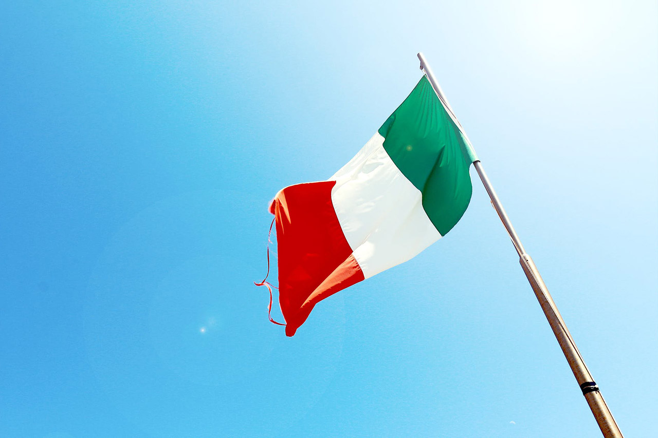 włoska flaga